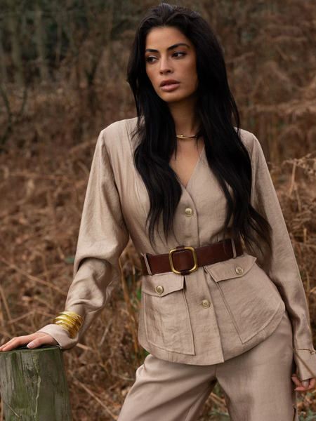 Nikkie Nikkie Porlamar Pants - Travertine