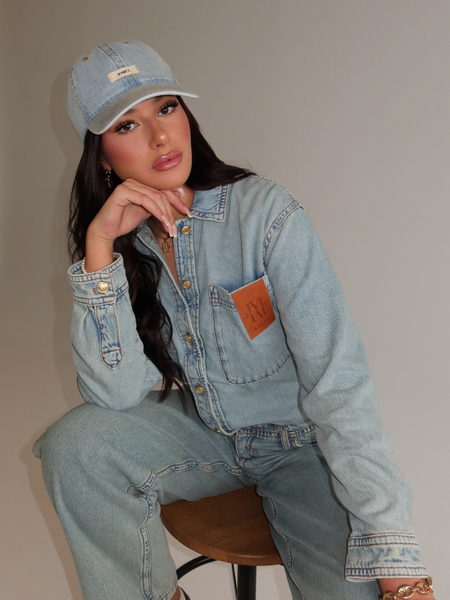 Josh V Josh V Mylessa Blouse - Light Dirty Denim