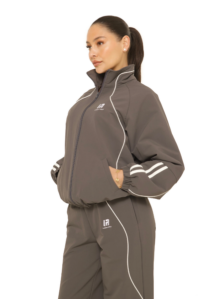 La Sisters La Sisters LA Official Zip Up Jacket - Grey/Yellow