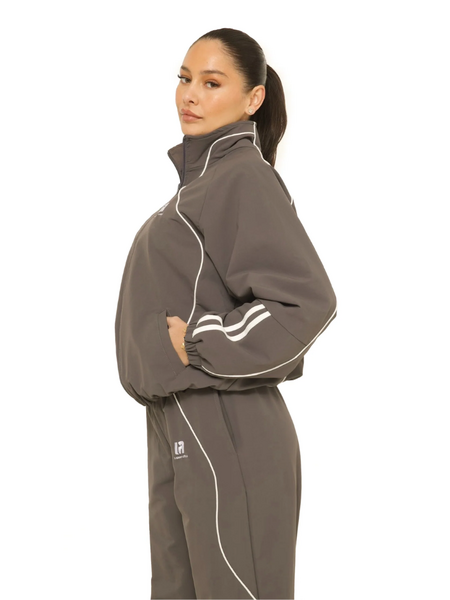 La Sisters La Sisters LA Official Zip Up Jacket - Grey/Yellow