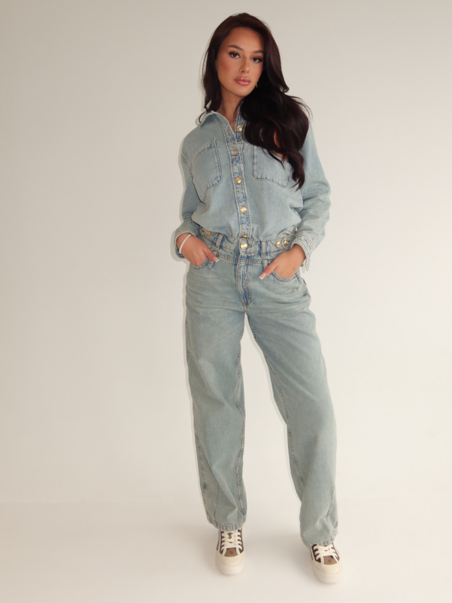 Josh V Josh V Mylessa Combi-Set - Light Dirty Denim