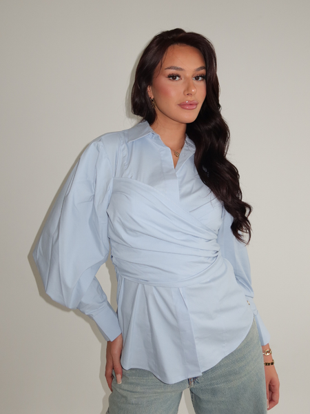 Josh V Josh V Luann Blouse - Fresh Blue