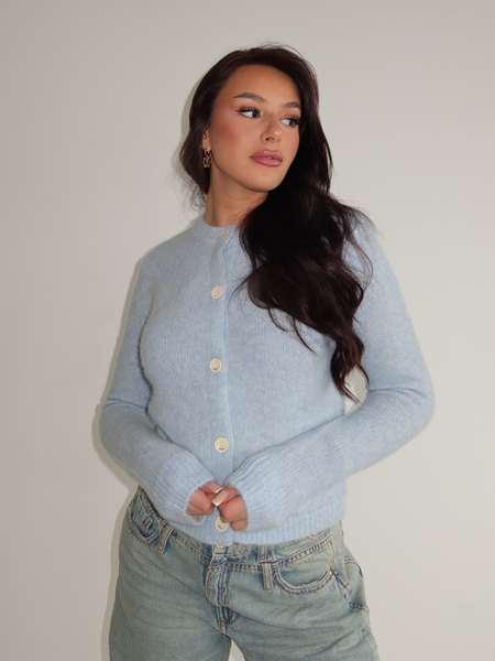 Josh V Pauline Knit - Fresh Blue Melange Josh V Josh V Pauline Knit - Fresh Blue Melange