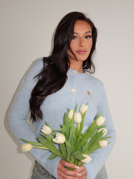 Josh V Pauline Knit - Fresh Blue Melange Josh V Josh V Pauline Knit - Fresh Blue Melange