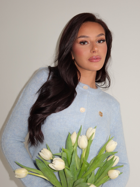 Josh V Pauline Knit - Fresh Blue Melange Josh V Josh V Pauline Knit - Fresh Blue Melange