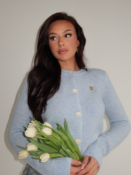 Josh V Pauline Knit - Fresh Blue Melange Josh V Josh V Pauline Knit - Fresh Blue Melange