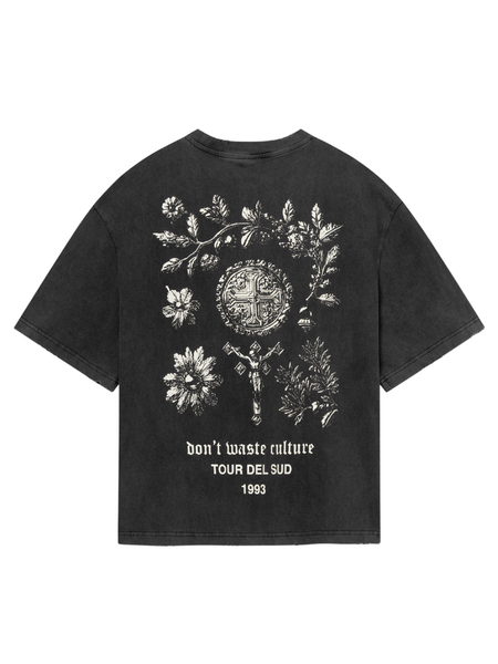 Don't Waste Culture Don't Waste Culture Olivinne T-Shirt - Faded Black