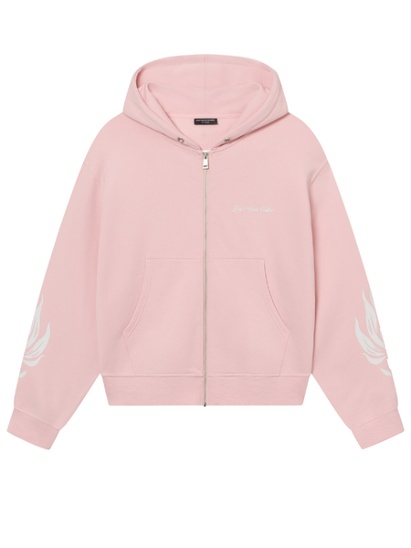 Don't Waste Culture Don't Waste Culture Wesandra Zip Hoodie - Old Pink
