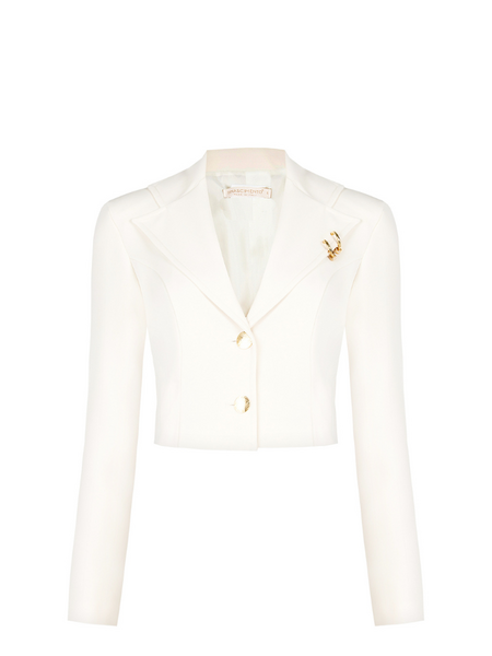 Rinascimento Rinascimento Giacca Blazer - Panna bianco