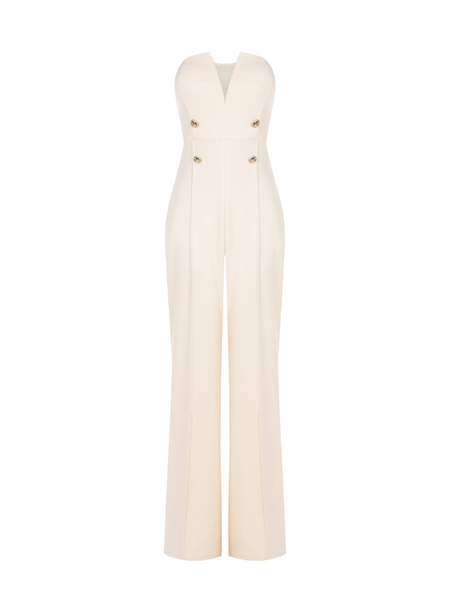 Rinascimento Palazzo Con Bottoni - Beige chiaro