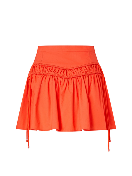 Pinko Rovigo Gonna Popeline - Orange-Grenadine