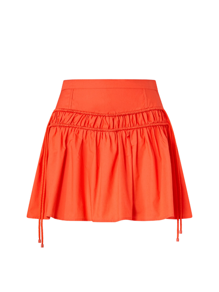 Pinko Pinko Rovigo Gonna Popeline - Orange-Grenadine