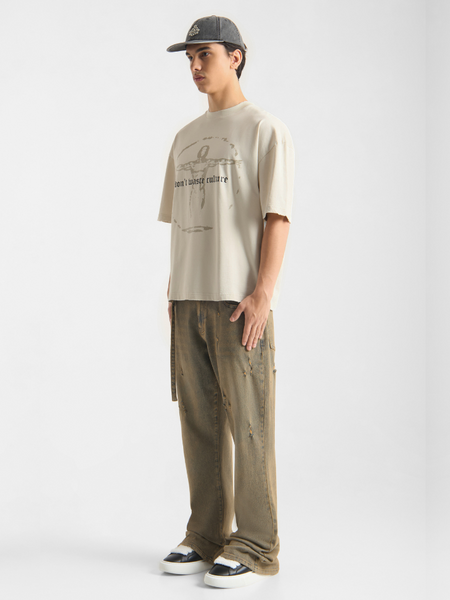 Don't Waste Culture Don't Waste Culture Veyric T-Shirt - off white