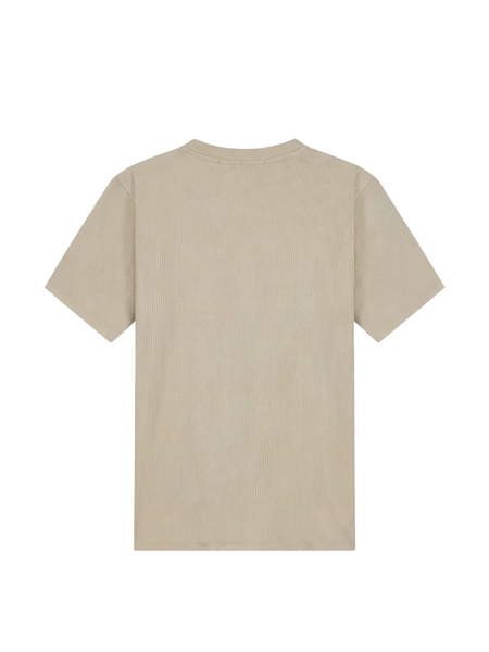 Malelions Malelions Ribbed T-Shirt - Light Taupe