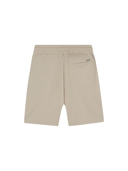 Malelions Malelions Ribbed Shorts - Light Taupe