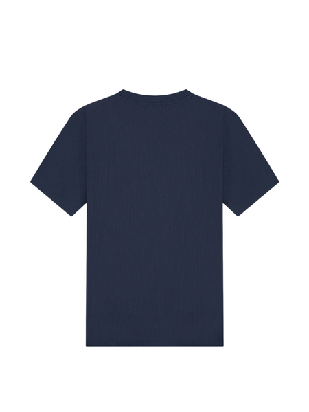 Malelions Malelions Ribbed T-Shirt - Navy