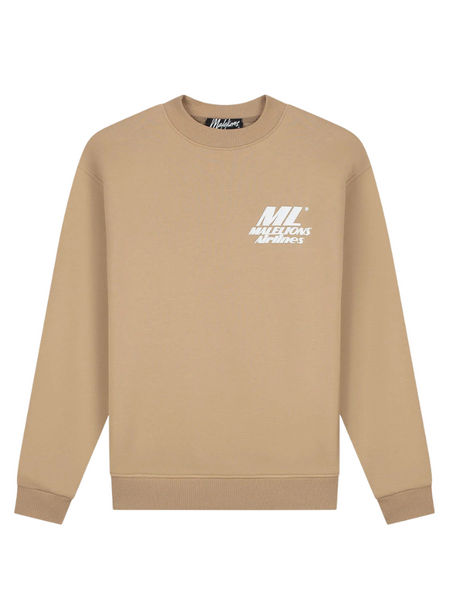 Malelions Malelions Coastline Sweater - Sand