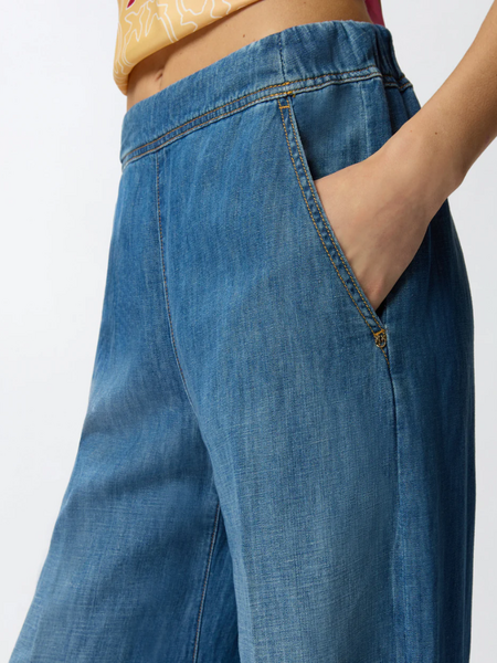 Pinko Pinko Spiaggia Pantalone Light Denim - Mid Wash