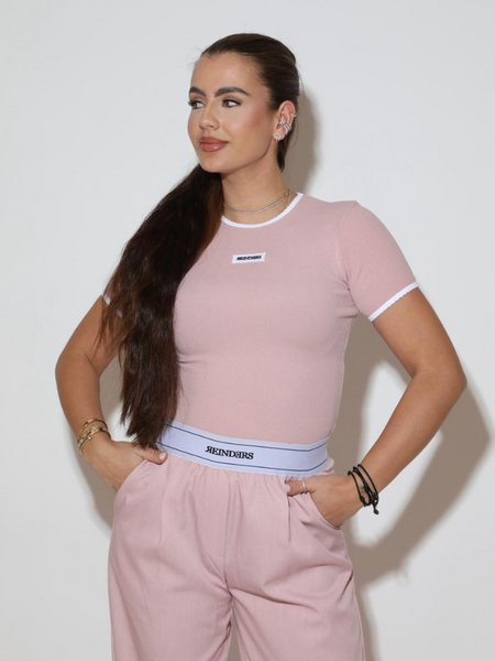 Reinders Ribb Top - Dusty Rose Reinders Reinders Ribb Top - Dusty Rose
