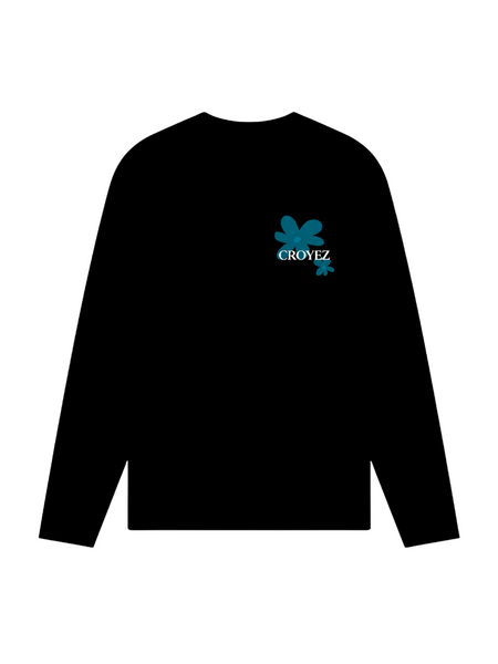 Croyez Croyez Botanique Longsleeve - Black/Dark Teal