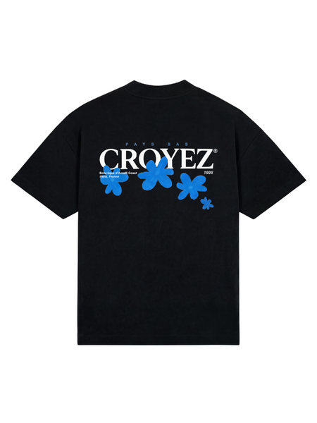 Croyez Croyez Botanique T-Shirt - Black/Tiffany Blue