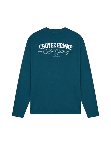 Croyez Croyez Art Gallery Longsleeve - Dark Teal