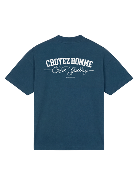 Croyez Croyez Art Gallery T-Shirt - Dark Teal