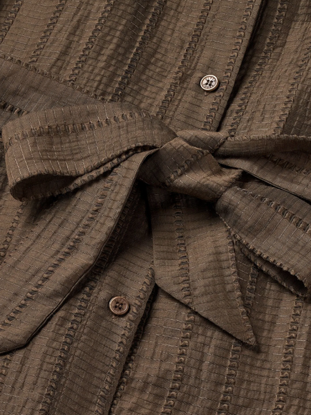 Fifth House Myra Short Dress - Slate Brown Fifth House Fifth House Myra Short Dress - Slate Brown