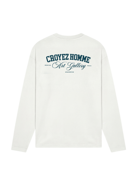 Croyez Croyez Art Gallery Longsleeve - Off-White