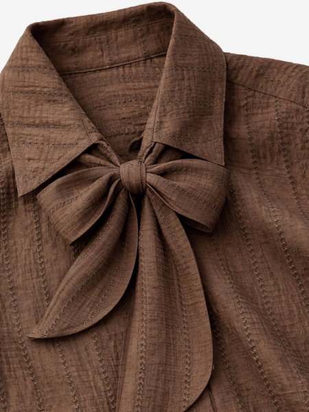 Fifth House Fifth House Myra Blouse - Slate Brown