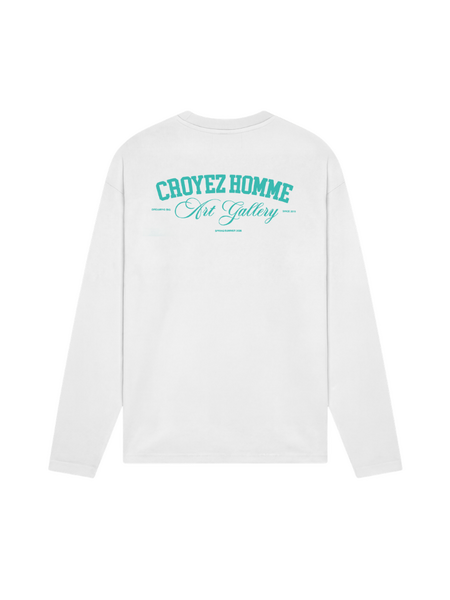 Croyez Croyez Art Gallery Longsleeve - White