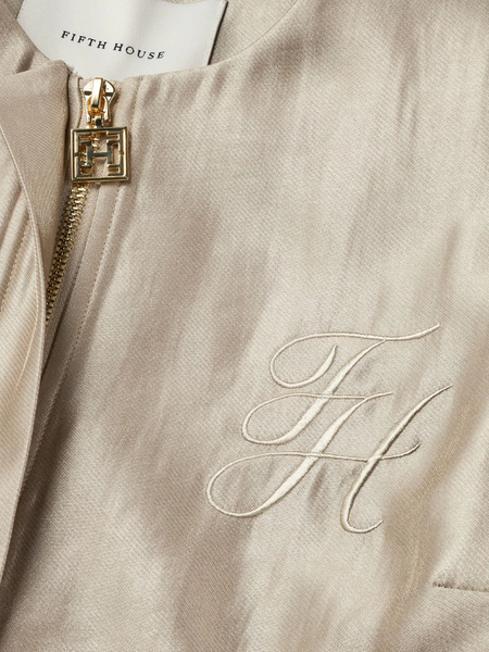 Fifth House Fifth House Manouk Top - Feather Grey