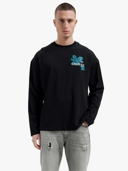 Croyez Croyez Botanique Longsleeve - Black/Dark Teal
