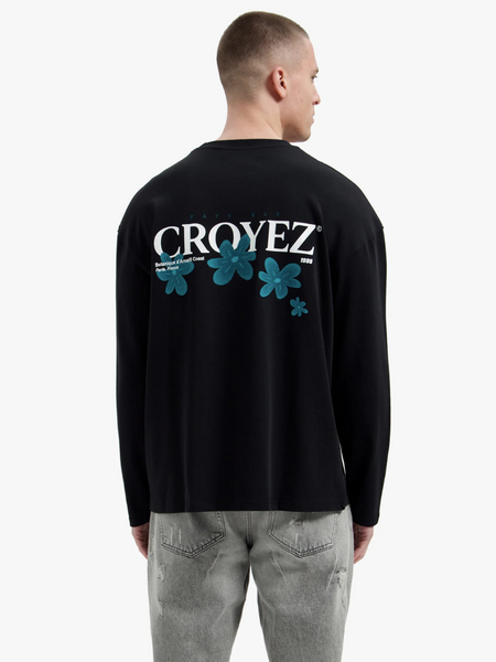 Croyez Croyez Botanique Longsleeve - Black/Dark Teal