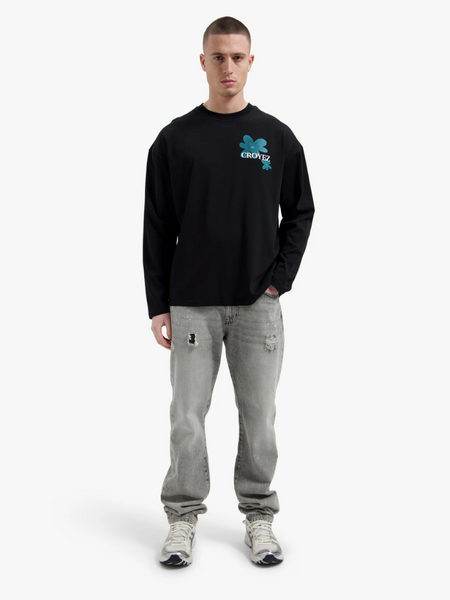 Croyez Croyez Botanique Longsleeve - Black/Dark Teal