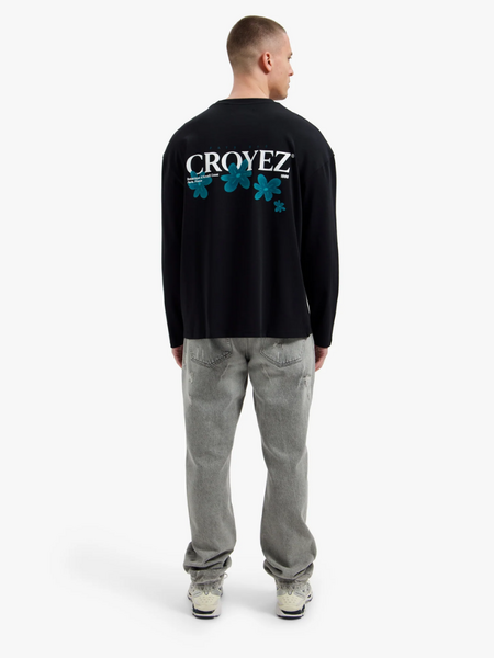 Croyez Croyez Botanique Longsleeve - Black/Dark Teal