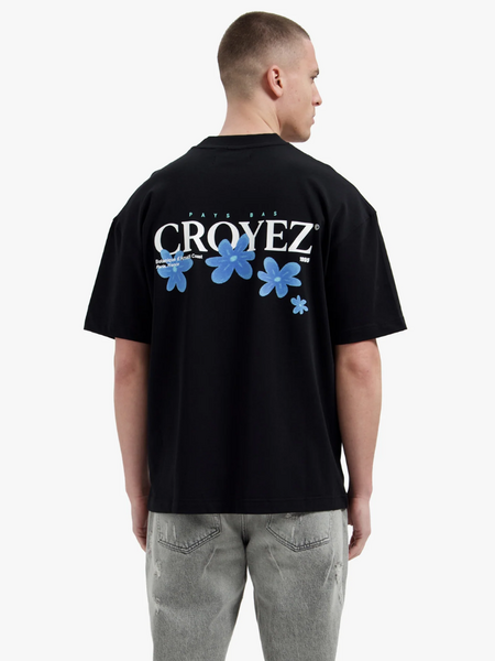 Croyez Croyez Botanique T-Shirt - Black/Tiffany Blue