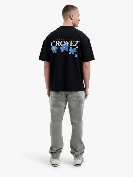 Croyez Croyez Botanique T-Shirt - Black/Tiffany Blue