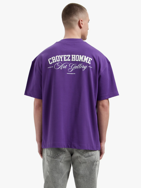 Croyez Art Gallery T-Shirt - Dark Purple Croyez Croyez Art Gallery T-Shirt - Dark Purple