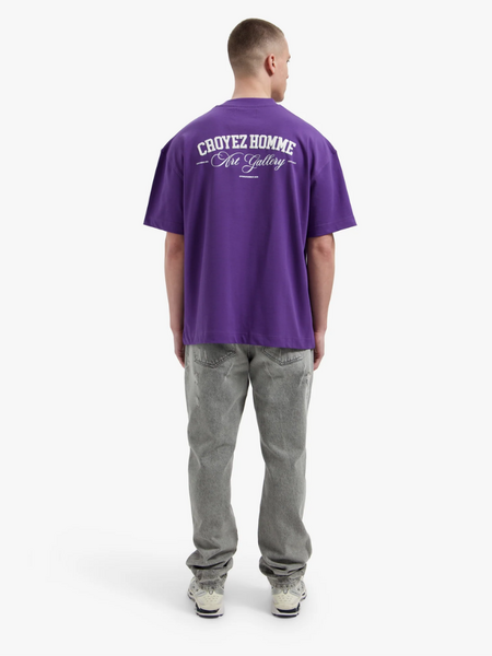 Croyez Art Gallery T-Shirt - Dark Purple Croyez Croyez Art Gallery T-Shirt - Dark Purple