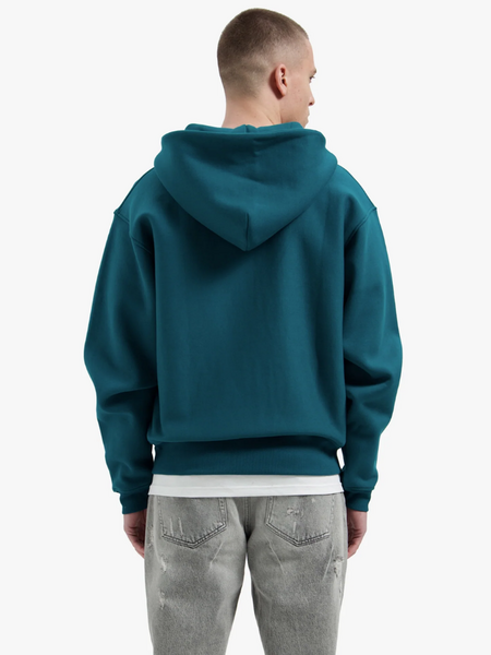 Croyez Croyez Art Gallery Zip Hoodie - Dark Teal