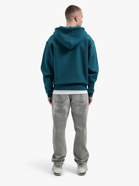 Croyez Croyez Art Gallery Zip Hoodie - Dark Teal
