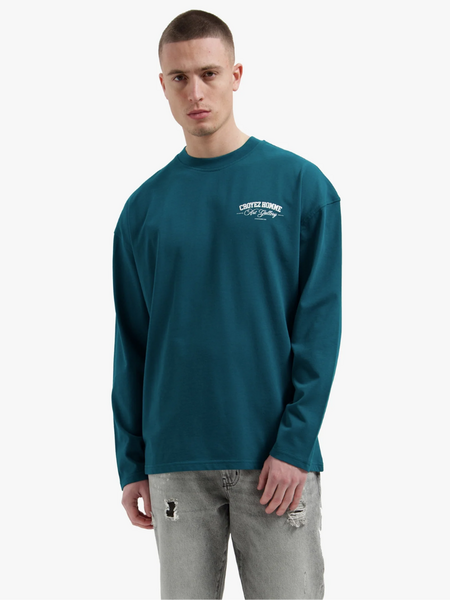 Croyez Croyez Art Gallery Longsleeve - Dark Teal
