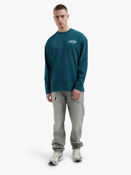 Croyez Croyez Art Gallery Longsleeve - Dark Teal