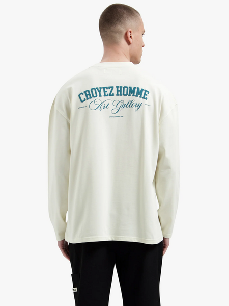 Croyez Croyez Art Gallery Longsleeve - Off-White