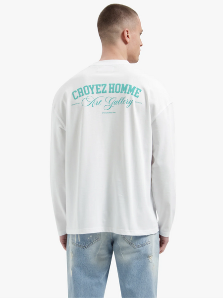 Croyez Croyez Art Gallery Longsleeve - White