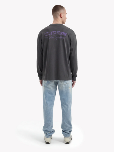 Croyez Croyez Art Gallery Longsleeve - Acid Wash