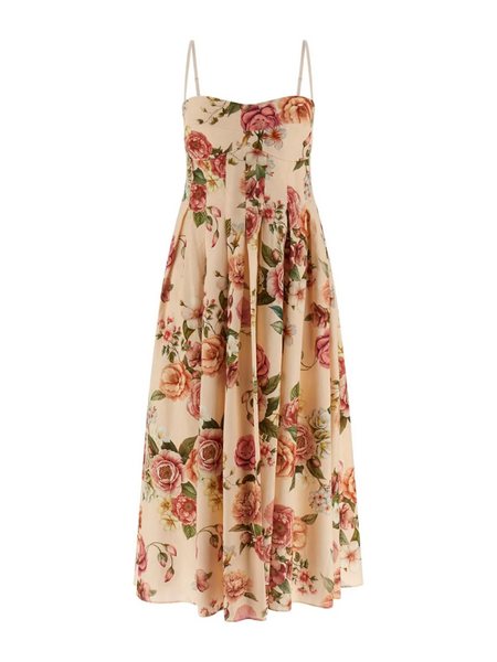Guess SL Bria Linen Dress - Cosmic Peony Print