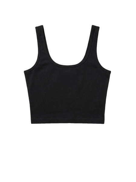 Malelions Malelions Women Cropped Emblem Tank Top - Black