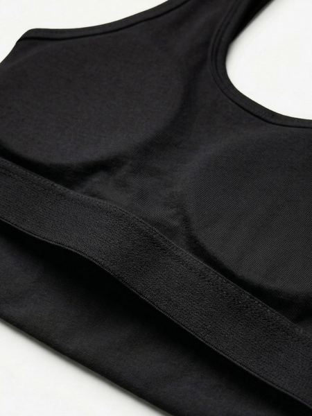 Malelions Malelions Women Cropped Emblem Tank Top - Black